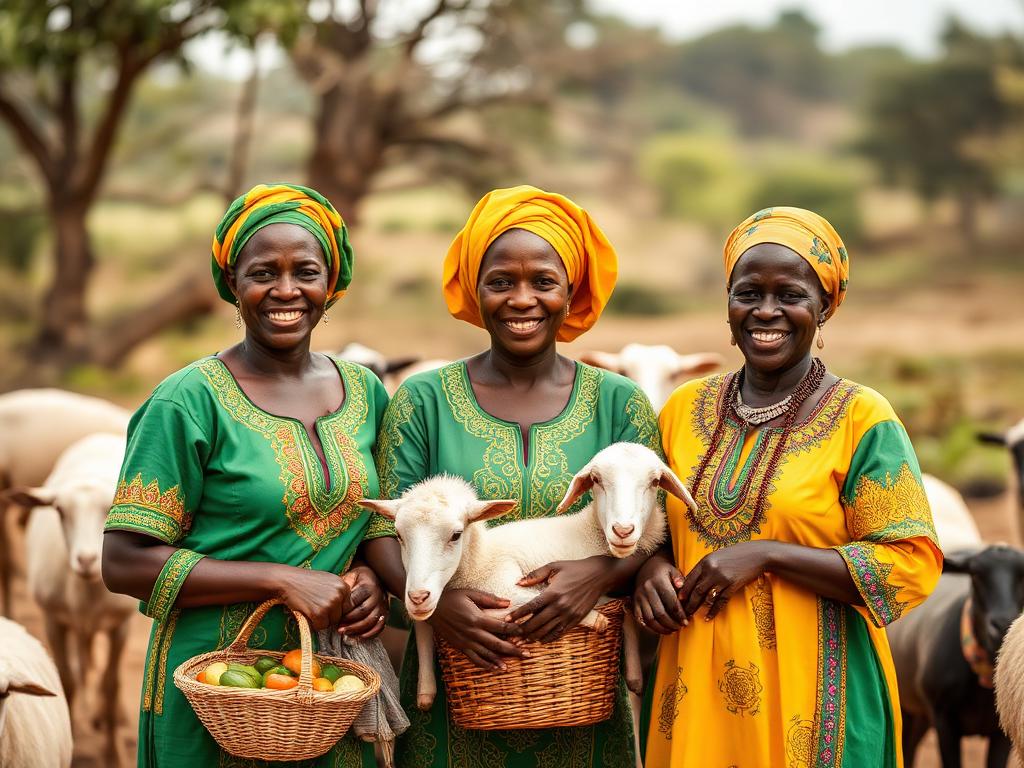Femmes éleveuses sénégalaises du PAIFFO